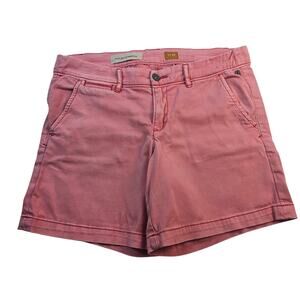 Anthropologie Pilcro Hyphen Chino Shorts 28 Pink Boho Classic casual girly